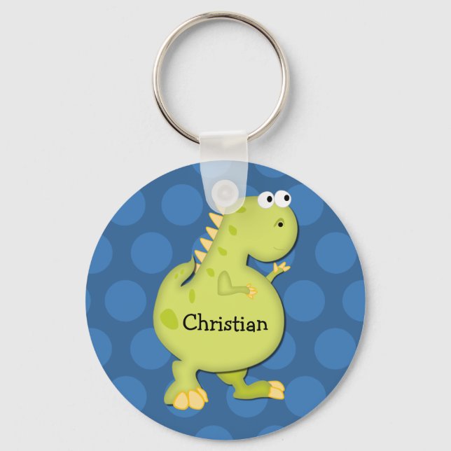 Dinossauro Chaveiro azul (Frente)