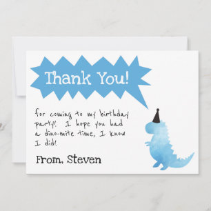 Dinossauro Convite Stomp e Chomp Aniversário