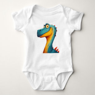Dinossauro de Desenho Animado Sorridente – Camisa