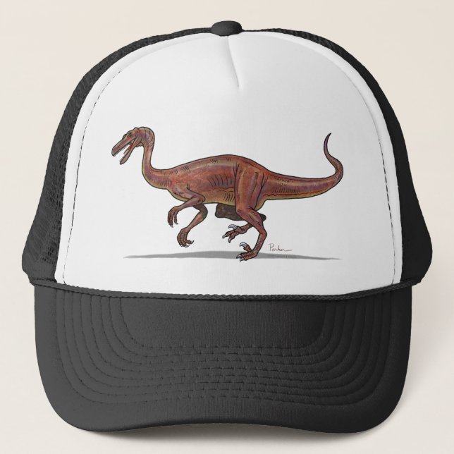 Dinossauro de Troodon do boné de beisebol (Frente)