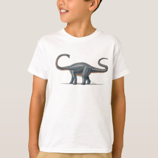 Dinossauro do Apatosaurus do t-shirt dos miúdos