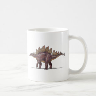 Dinossauro do Stegosaurus da caneca