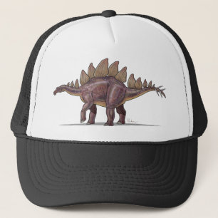 Dinossauro do Stegosaurus do boné de beisebol