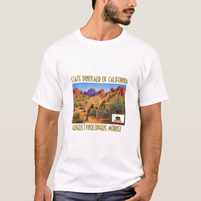 Dinossauro Estadual Da Camisa T Da Califórnia (Frente)