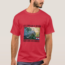 Dinossauro Estatal Da Camisa T Do Missouri