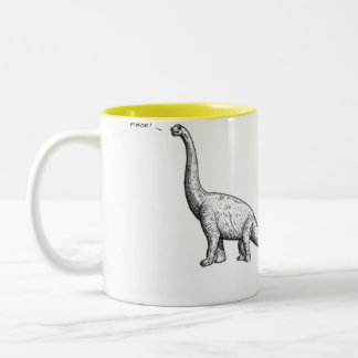 Dinossauro, F*ck, caneca animal