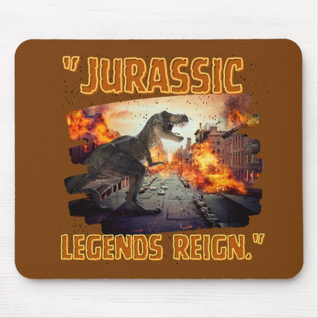 dinossauro Mousepad de pernas jurássicas (Frente)