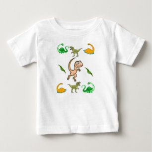 Dinossauro para Camisas de Bebê