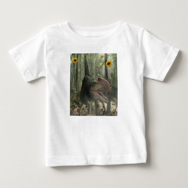 Dinossauro para Camisas de Bebê (Frente)