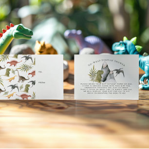 Dinossauro pequeno  Exibir Inserção de Convite d