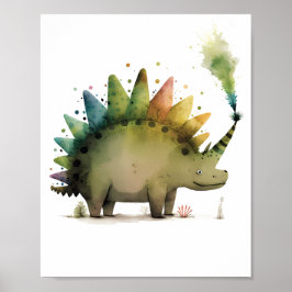 Dinossauro Prendendo Poster