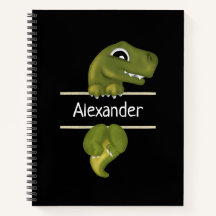 Dinossauro Preto Fofo Personalizado