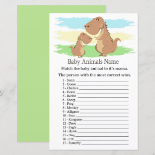 Dinossauro, T-rex Bebês Jogo