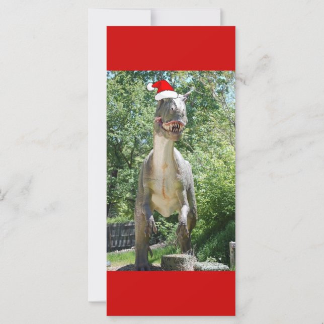 Dinossauro T-Rex Natal (Frente)