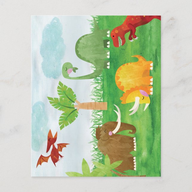 Dinossauros Cons Wooly Mammoth Brontosaurus (Frente)