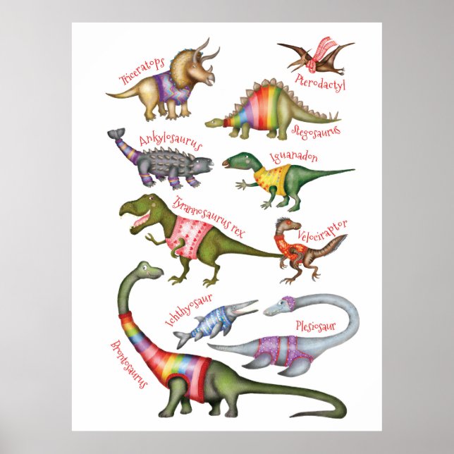 Dinossauros fabulosos poster (Frente)