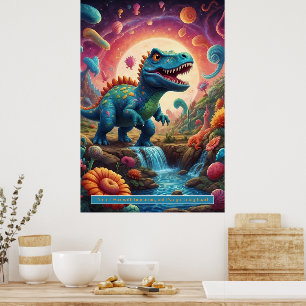 Dinossauros no Espaço: Posters de Coleção de Avent