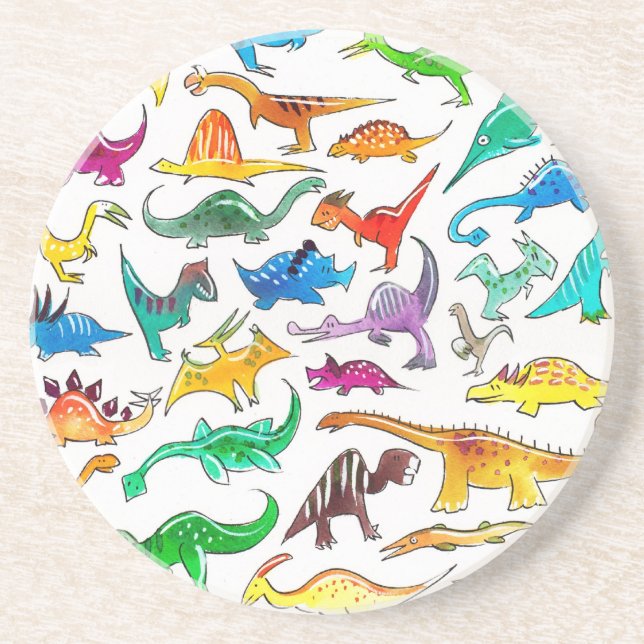 "Dinossauros para porta copos das bebidas dos (Frente)