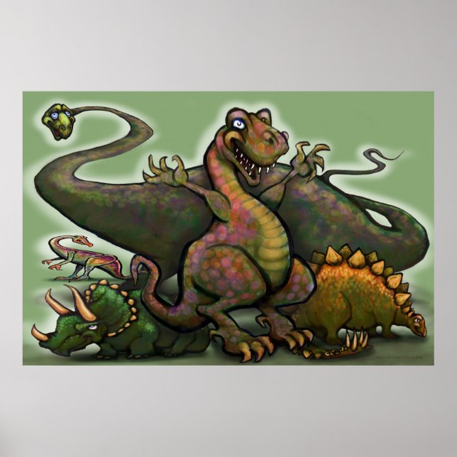 Dinossauros Poster (Frente)
