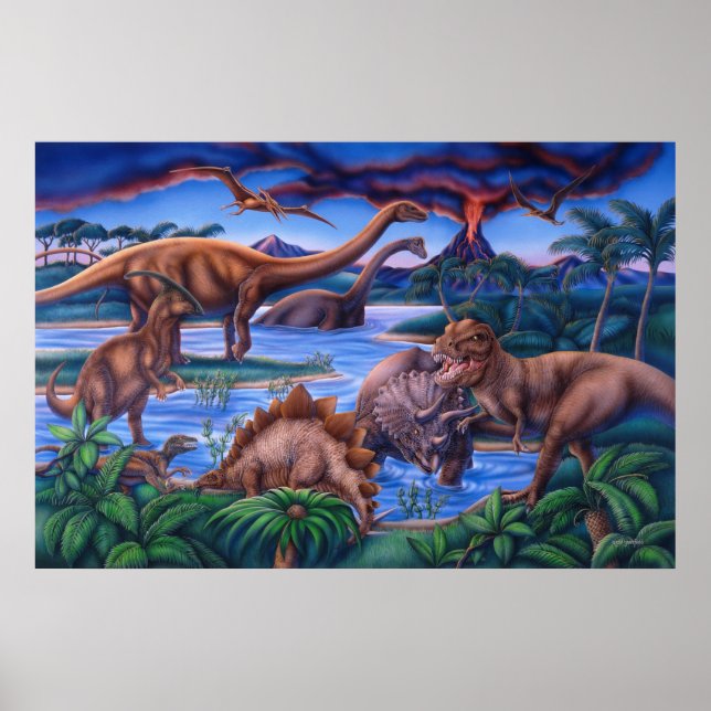 Dinossauros poster (Frente)