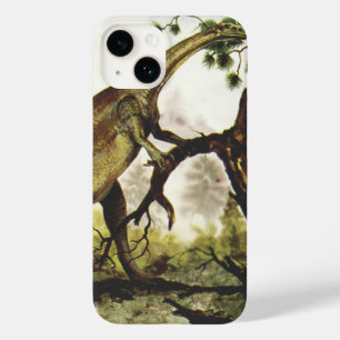 Dinossauros Vintage, Plateossauro Pastando em Árvo