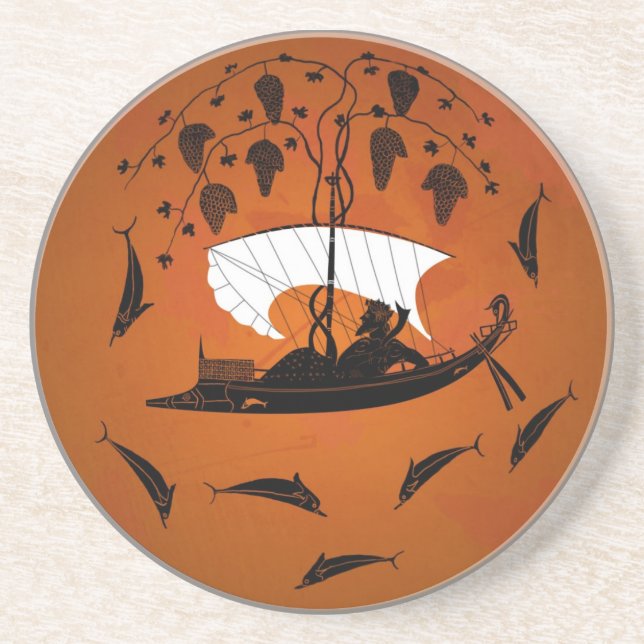 Dionysus e a porta copos dos golfinhos (Frente)