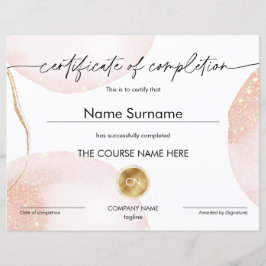 Diploma de participação de certificado de conclusã