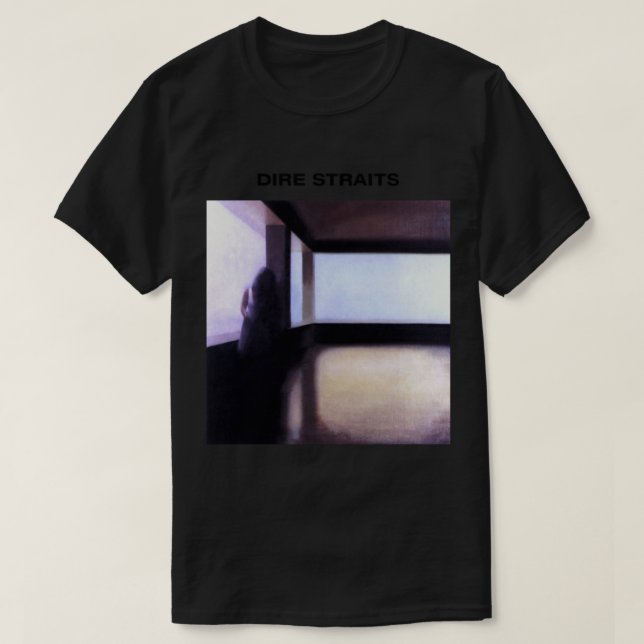 Dire Straits 1978 Debut Classic T-Shirt (Frente do Design)