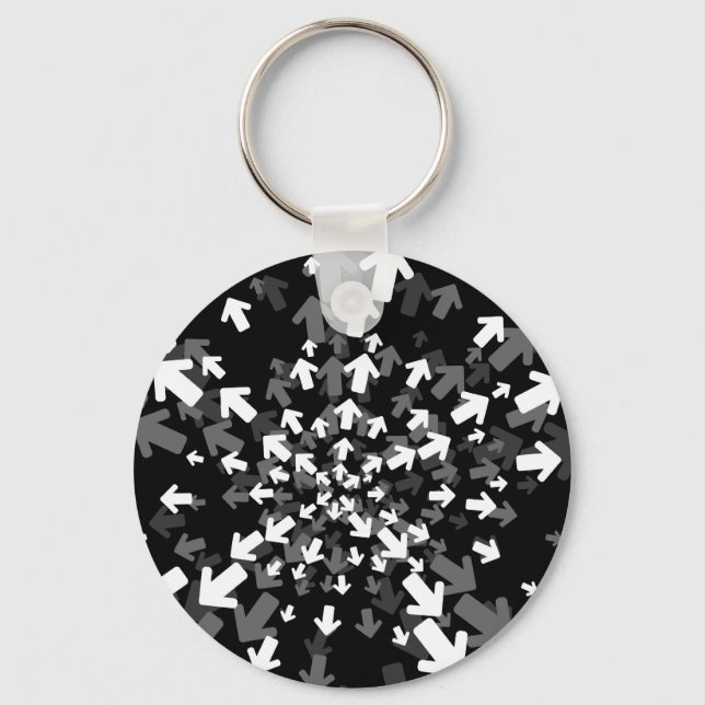 Direções Abstrato Chaveiro (Frente)