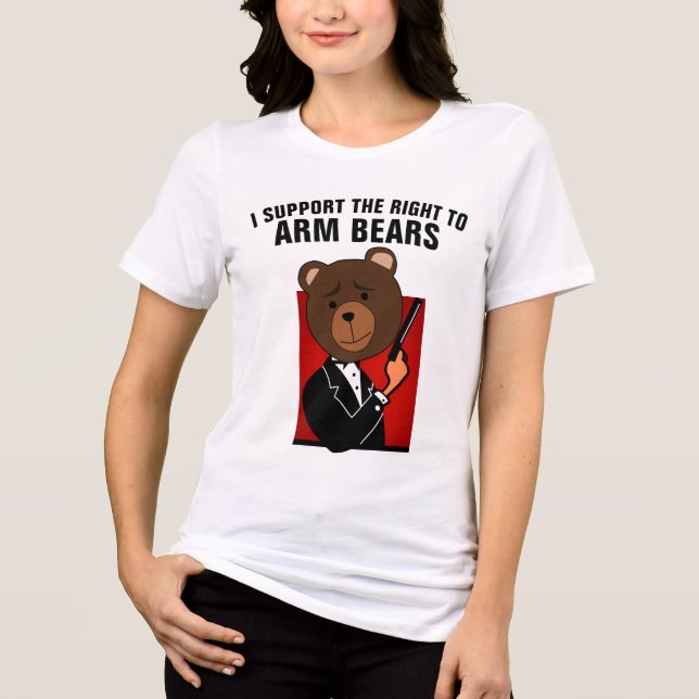 DIREITO DE ARMAR URSOS Camiseta Urso (Frente)