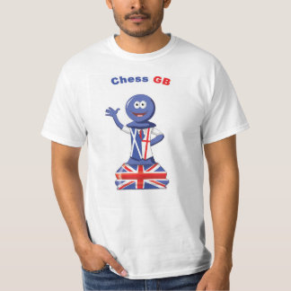 Direitos autorais de t-shirt do peão de bandeira d