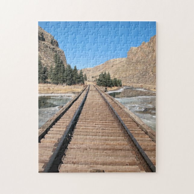 Diretamente na Linha - Quebra-cabeça Ferroviário (Vertical)