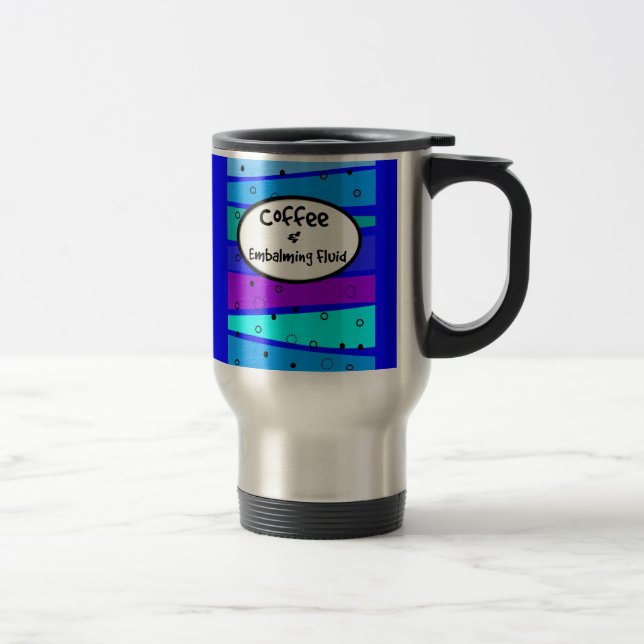 Diretor fúnebre engraçado caneca de viagem (Direita)