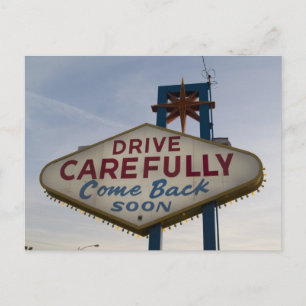 Dirija com cuidado - Volte logo com os cartões pos