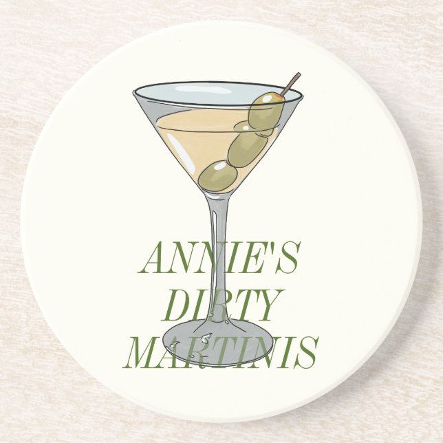 Dirty Martini Porta copos (Frente)