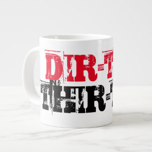 Dirty Trinta e Engraçada caneca de chá de presente