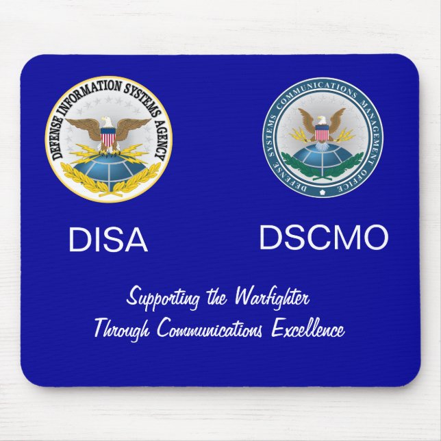 DISA_DSCMO Mousepad comum no azul (Frente)
