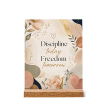 Disciplina Hoje Liberdade Amanhã Arte Motivacional