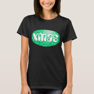 Disco Azulejos Jade 'xmas' t-shirt preta