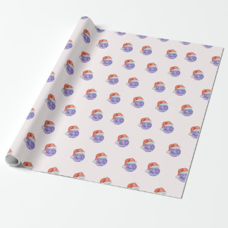 Disco Ball Santa Hat Papel de mola para presente d