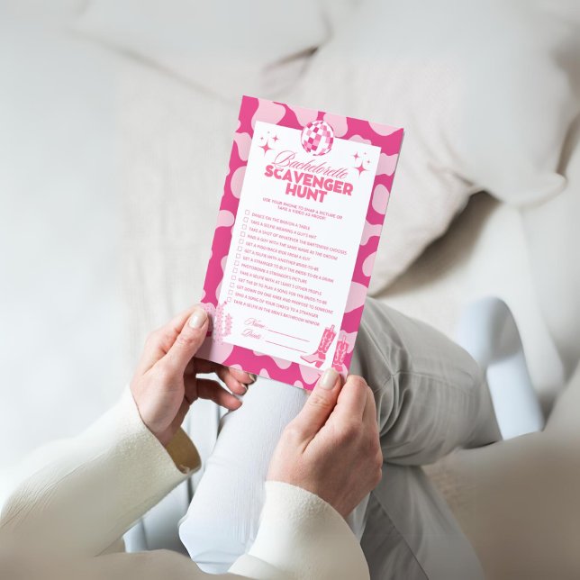 Disco Cowgirl Bachelorette Scavenger Hunt (Criador carregado)