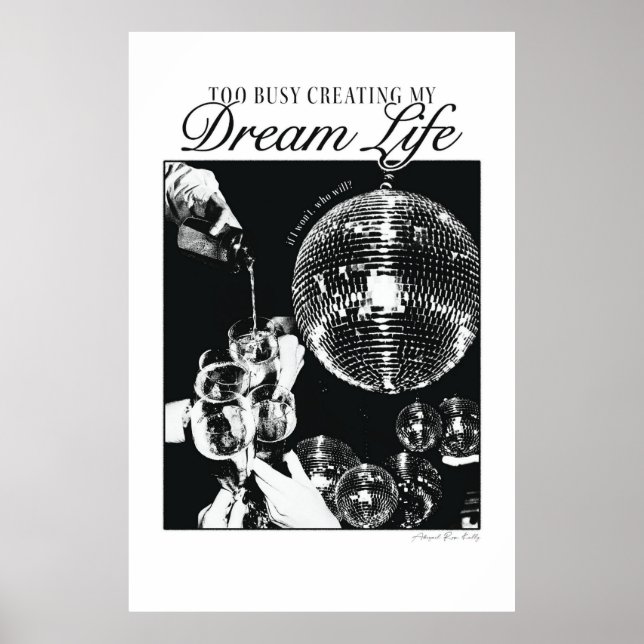 Disco Dream Life Poster (Frente)