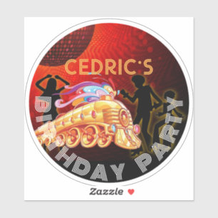 DISCO, ETIQUETA DE REGISTRO, 70 ANOS, VESTICADOR