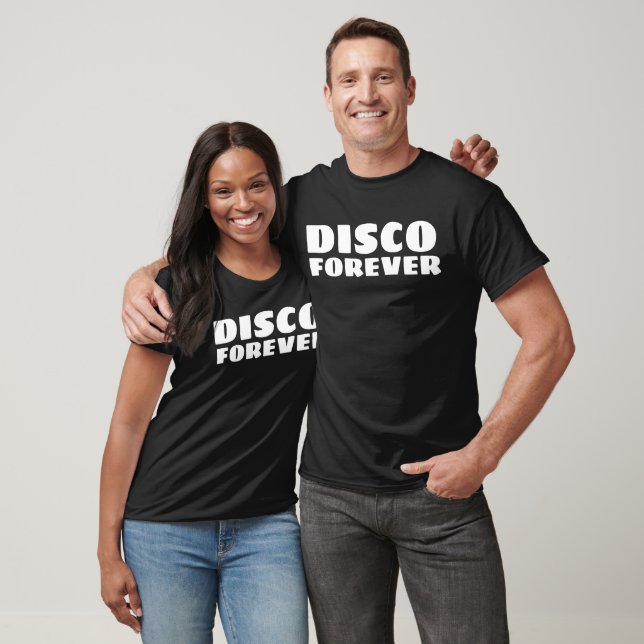 DISCO PARA VINTAGEM 1970S T-SHIRT (Unissex)
