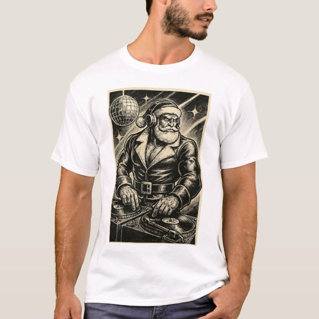 Disco Santa Gay T-Shirt | Gay Shirt for Men | LGBT (Frente)