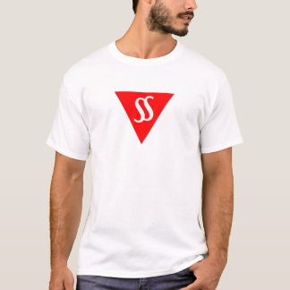 Discurso no homem do t-shirt da luz do silêncio
