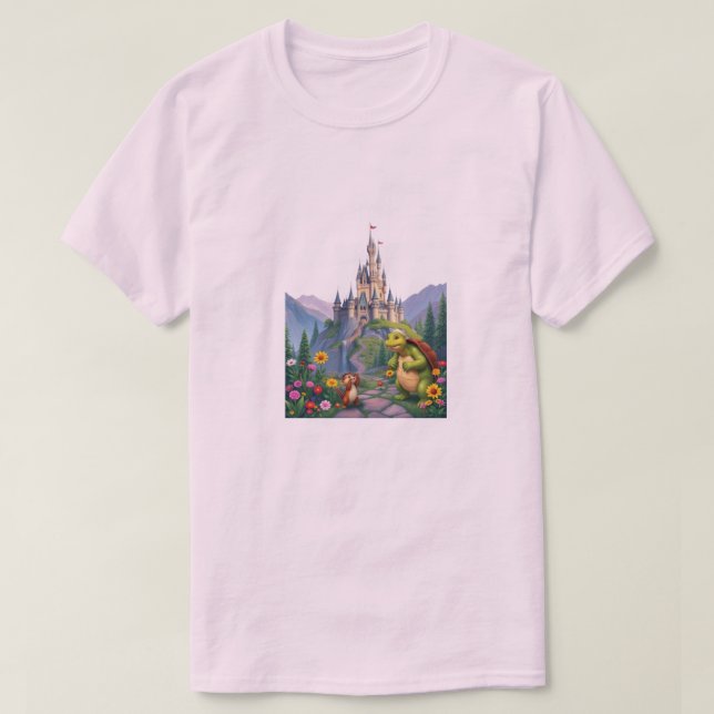 DISNEYLAND EM T-SHIRT BRANCO (Frente do Design)