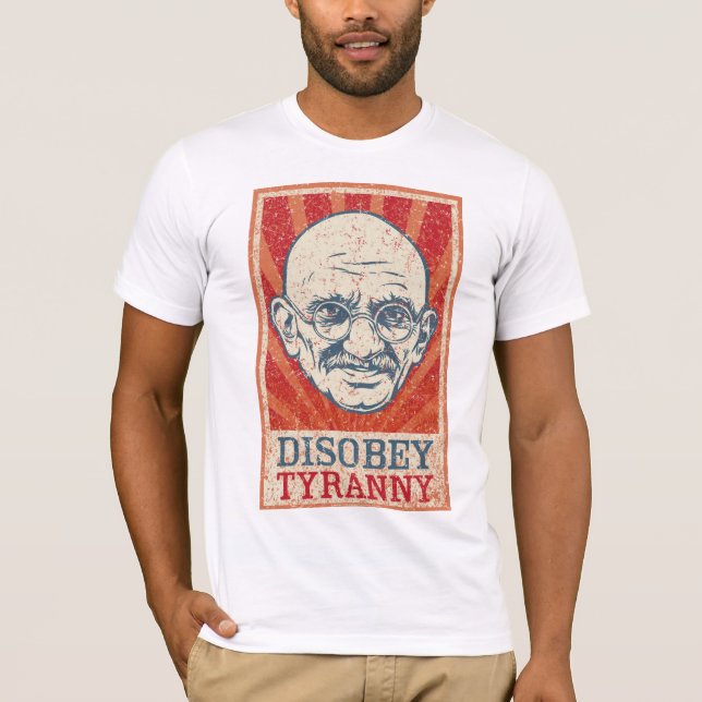 Disobey o t-shirt da tirania (Frente)