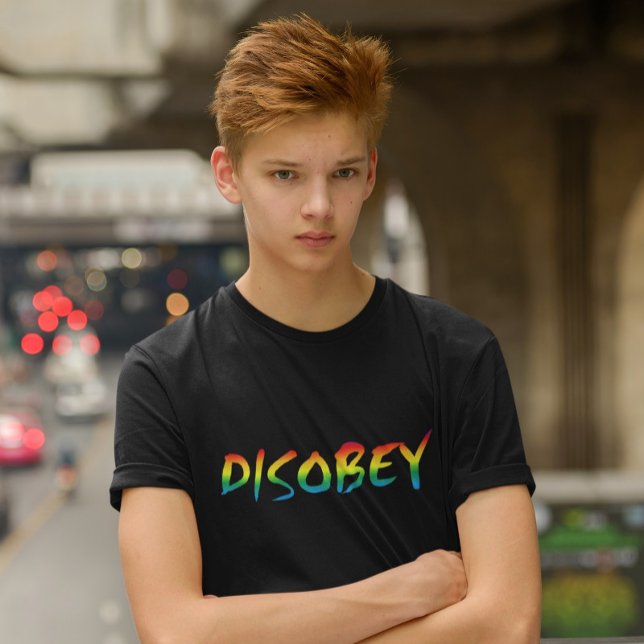 Disobey T-Shirt (Criador carregado)