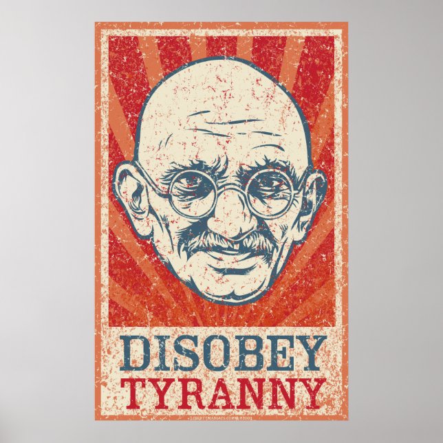 Disobey Tyranny Poster (Frente)